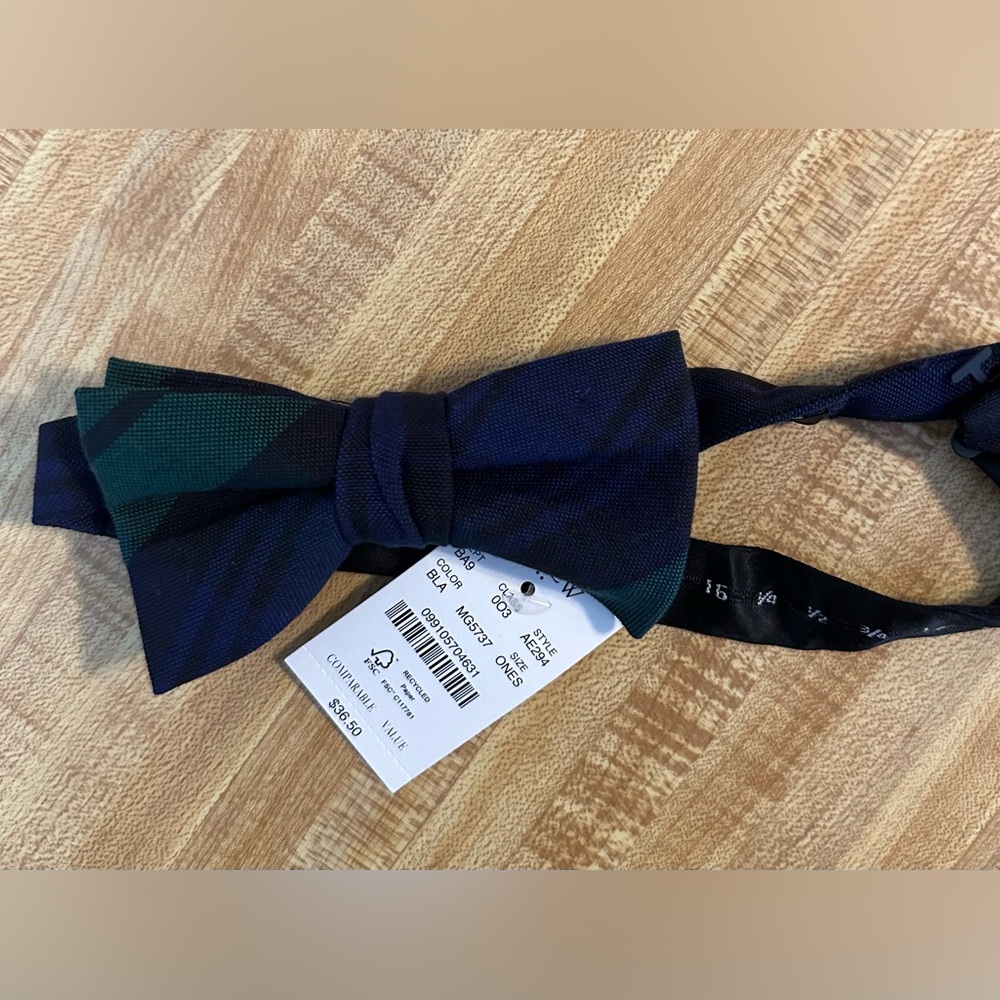 J Crew adjustable bow tie